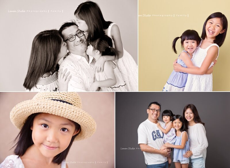 夏安＆柔安一家來拍兒童攝影＆家庭寫真，這張是這一系列相片的組合故事設計相片！