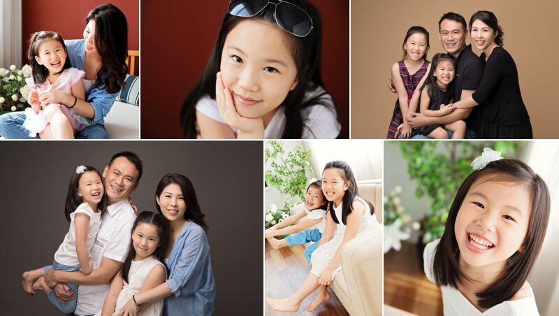 姮瑜＆宥緁一家來拍家庭照，這張是這一系列相片的組合故事設計相片！