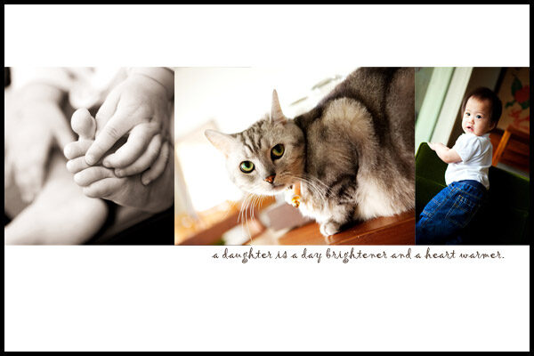 這張相片是貓咪和他的小主人的故事設計相片！