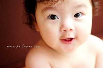八個月大的Isabelle來拍照，這張是Isabelle超級Q的特寫！