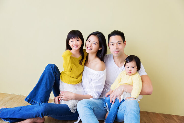 林嘉綺Patina Lin一家來拍家庭寫真，這張是一家四口美麗的全家福！