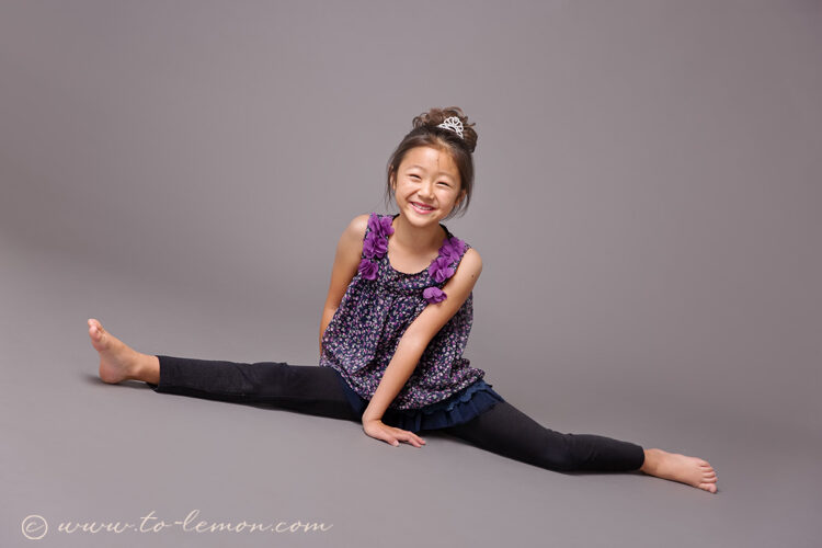 若&言若第二次從美國回台灣來拍照，這張是學跳舞的妹妹個人寫真！