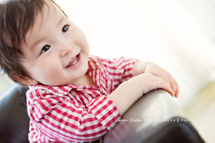 野村師傅一家來拍家庭攝影,這張是可愛的二哥的個人寶寶寫真