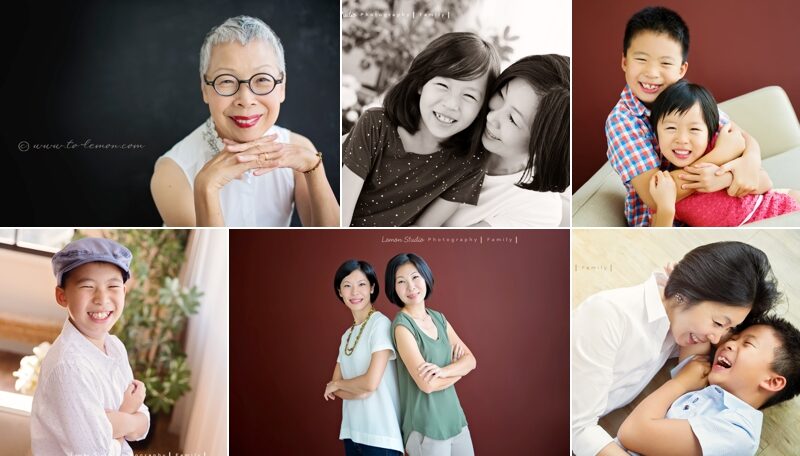 庭蓁一家＆莊淑旂博士來拍家庭攝影＆形象照，這張是這一系列相片的組合故事設計相片！