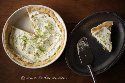 這張相片是黎媽自己做的檸檬派，看起來好好吃啊！