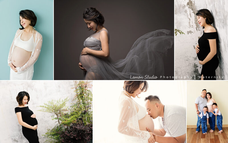 雅慧媽麻一家來拍孕媽媽寫真及家庭攝影，這張是這一系列相片的組合故事設計相片！