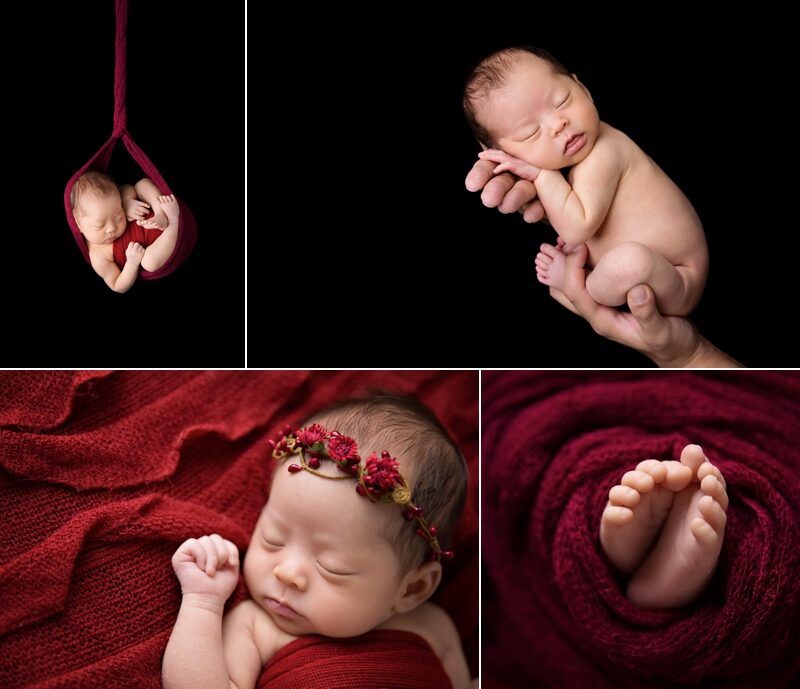 藝庭媽麻一家來拍新生兒寫真彌月相片照，這張是這一系列相片的組合故事設計相片！