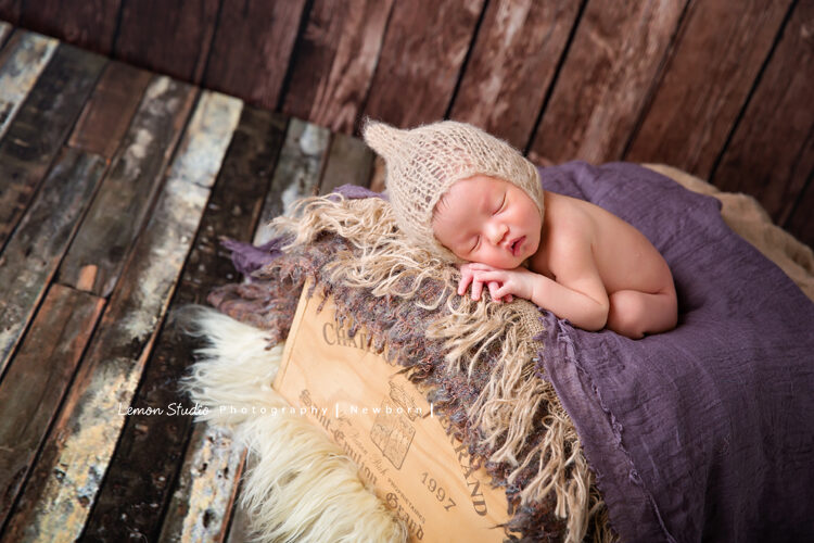 艾倫媽麻的寶寶來拍寶寶攝影，寶寶睡著好寧靜！