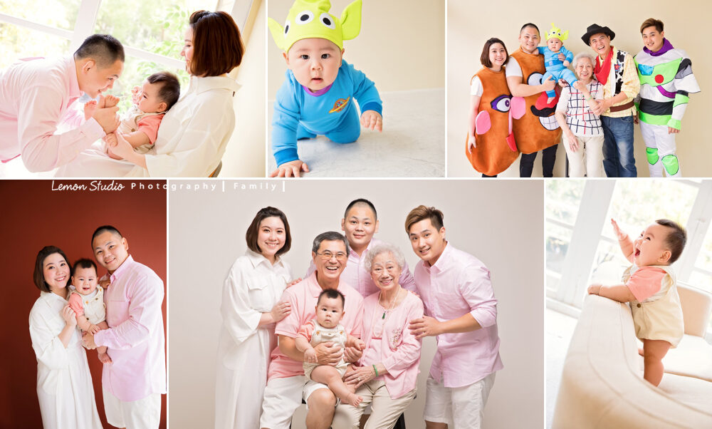 咨妤媽麻一家四代同堂家庭寫真，這張是這一系列相片的組合故事設計相片！