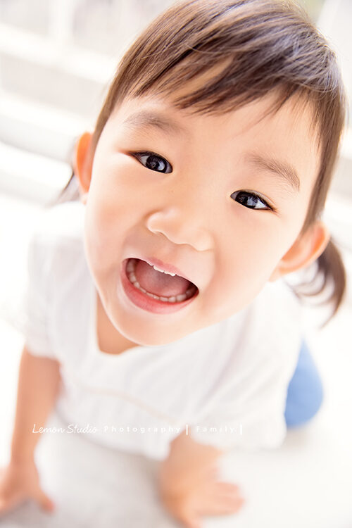 四歲的櫟櫟來拍兒童寫真，櫟櫟的臉部特寫！