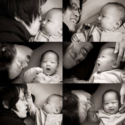 檸檬巷館LemonStudio關於攝影的一些想法,這張是攝影師黎爸跟老大剛出生不久時的紀錄相片!